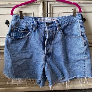 Blue Rodeo Vintage Denim Blue Women's Shorts High Waisted (size 34)